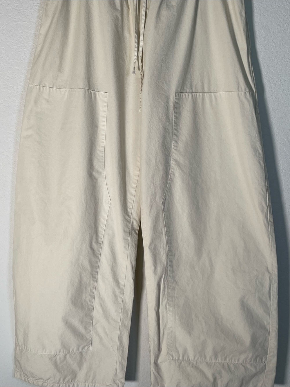 LESET Kyoto Carpenter Pants Size Large with Drawstring Waist 100% Cotton - Picture 5 of 15